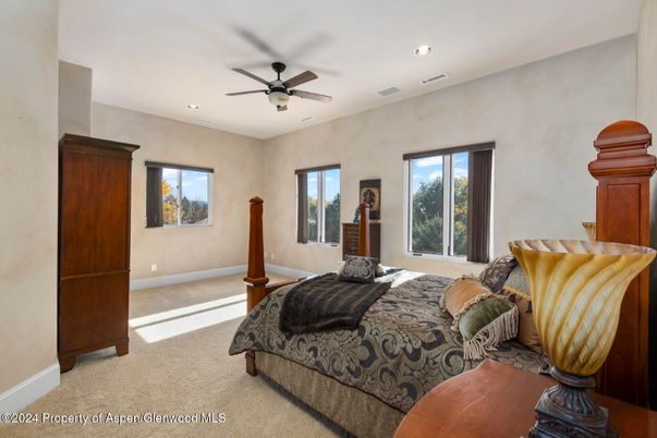Bedroom, Interior, Recessed Lighting