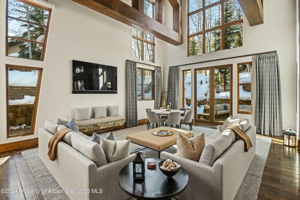 Dining room, Interior, Living room, Wooden Beams, Wood Texture Flooring