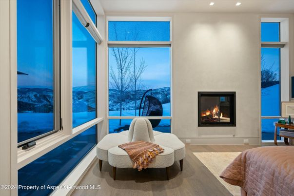 Fireplace, Interior, Recessed Lighting, Wood Texture Flooring