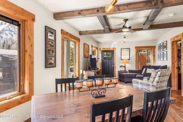 Dining room, Interior, Living room, Wooden Beams, Wood Texture Flooring