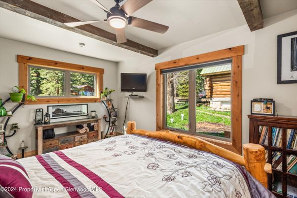 Bedroom, Interior, Wooden Beams