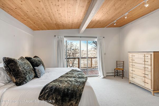 Bedroom, Interior, Wooden Ceilings