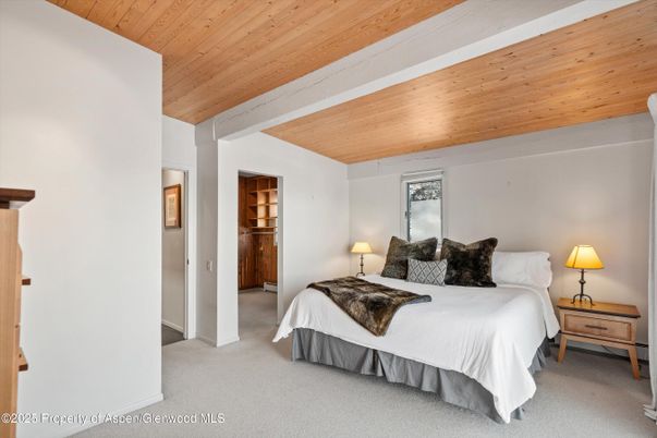 Bedroom, Interior, Wooden Ceilings