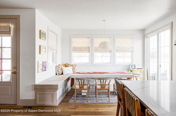 Dining room, Interior, Wood Texture Flooring