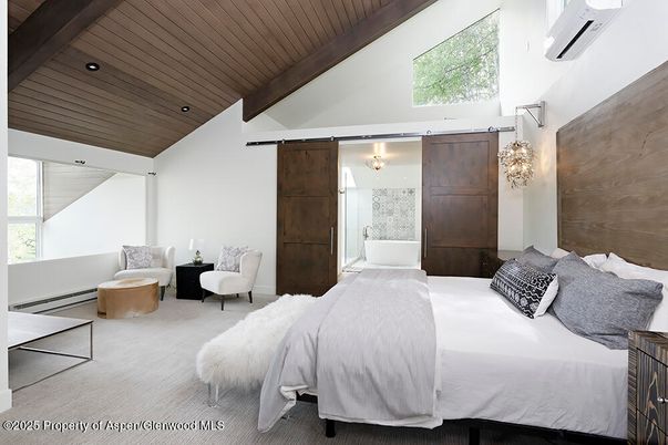 Bedroom, Interior, Recessed Lighting, Wooden Beams, Wooden Ceilings