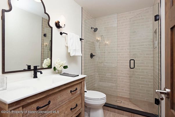 Bathroom, Glass Shower, Interior