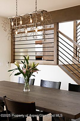 Dining room, Interior, Pendant Lights