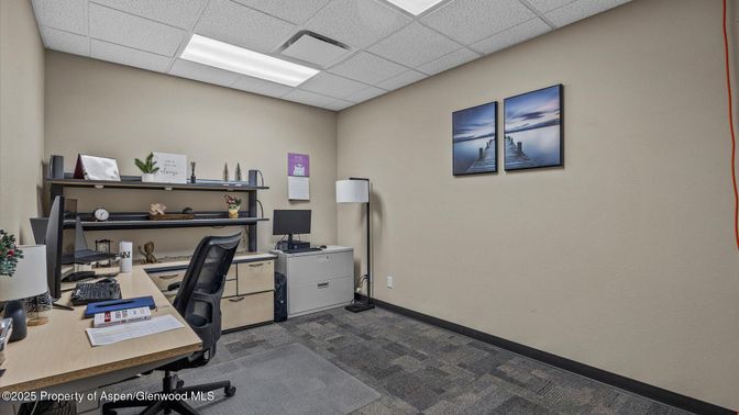 Home Office, Interior, Recessed Lighting