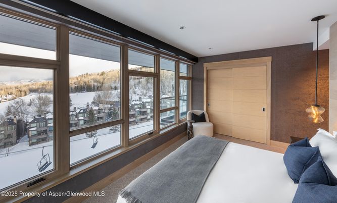 Bedroom, Interior, Pendant Lights, Recessed Lighting