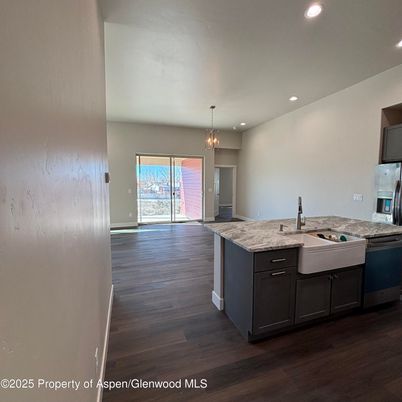 Chandelier, Interior, Kitchen, Recessed Lighting, Wood Texture Flooring