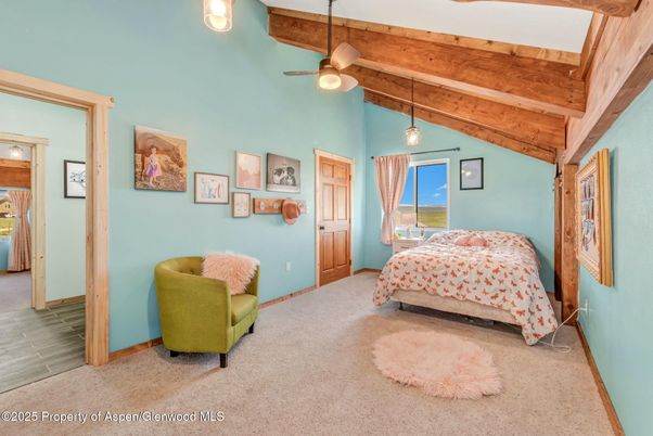 Bedroom, Interior, Pendant Lights, Wooden Beams, Wooden Ceilings