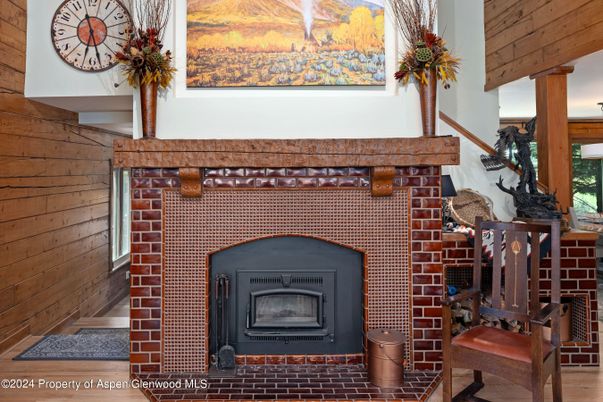 Fireplace, Interior, Wooden Walls