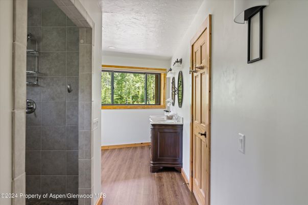 Bathroom, Interior, Wood Texture Flooring