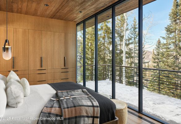 Bedroom, Interior, Wooden Ceilings, Wooden Walls