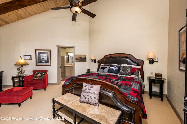 Bedroom, Interior, Wooden Beams