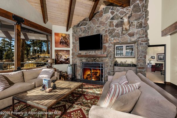 Fireplace, Interior, Living room, Stone Walls, Wooden Beams, Wooden Ceilings