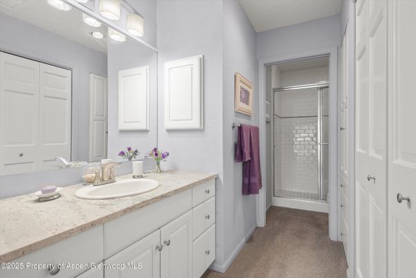 Bathroom, Dual Sink Vanities, Glass Shower, Interior