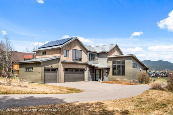 Attached, Exterior, Facade, Solar Panels, Farmhouse