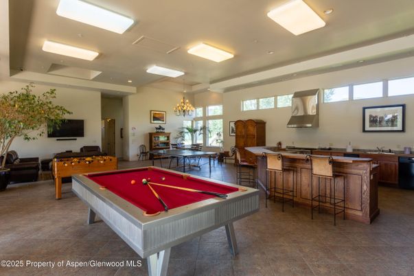 Billiard Table, Chandelier, Dining room, Game Room, Interior, Recessed Lighting