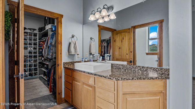 Bathroom, Dual Sink Vanities, Interior, Walk-in Closets