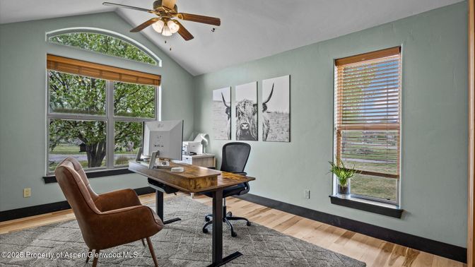 Home Office, Interior, Wood Texture Flooring