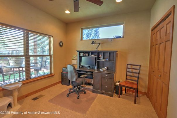 Home Office, Interior, Recessed Lighting