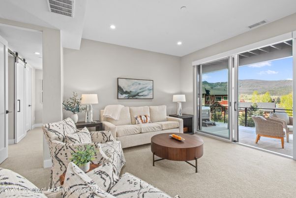 Interior, Living room, Recessed Lighting