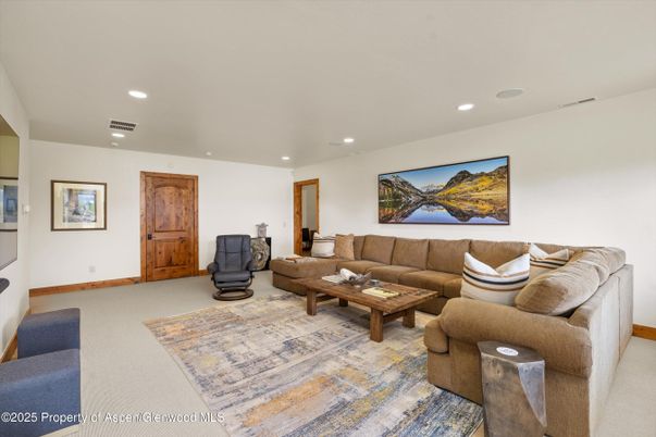 Interior, Living room, Recessed Lighting