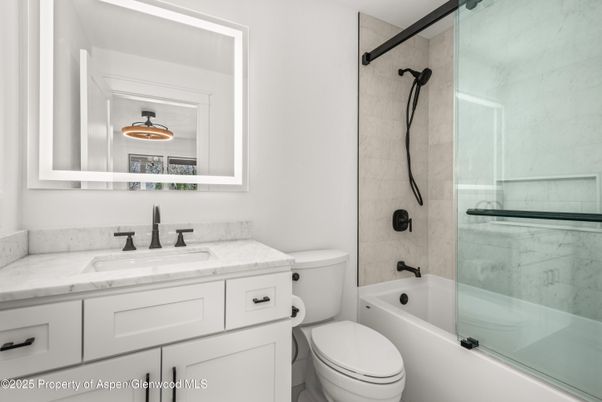 Bathroom, Glass Shower, Interior, Marble Walls