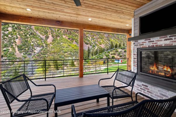Exterior, Fireplace, Wooden Ceilings