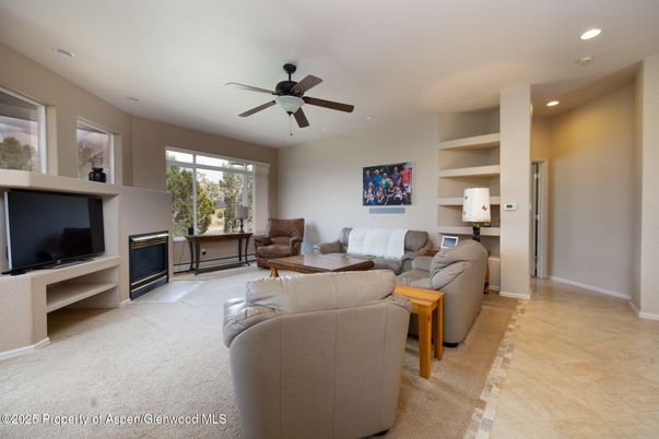 Fireplace, Interior, Living room, Recessed Lighting