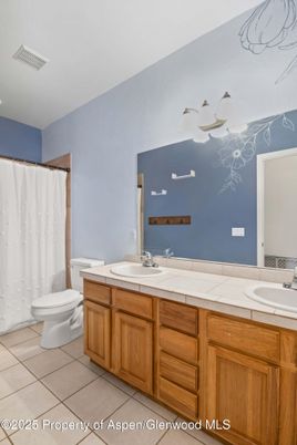 Bathroom, Dual Sink Vanities, Interior, Tile Countertops