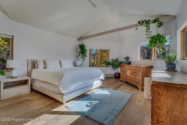 Bedroom, Interior, Wooden Beams, Wood Texture Flooring