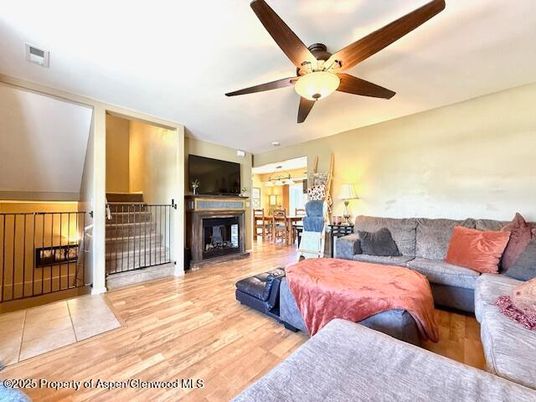 Bedroom, Fireplace, Interior, Living room, Wood Texture Flooring