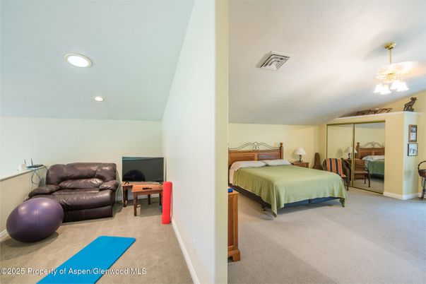 Bedroom, Interior, Recessed Lighting