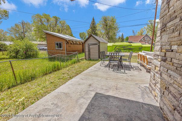 Backyard, Detached Garage, Exterior