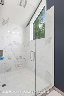 Bathroom, Glass Shower, Interior, Marble, Marble Walls