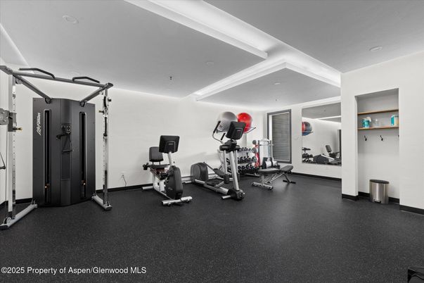 Fitness Equipment, Interior, Recessed Lighting