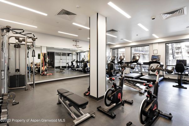 Fitness Equipment, Gym, Interior, Recessed Lighting
