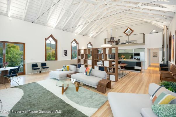 Dining room, Fireplace, Interior, Living room, Pendant Lights, Wood Texture Flooring