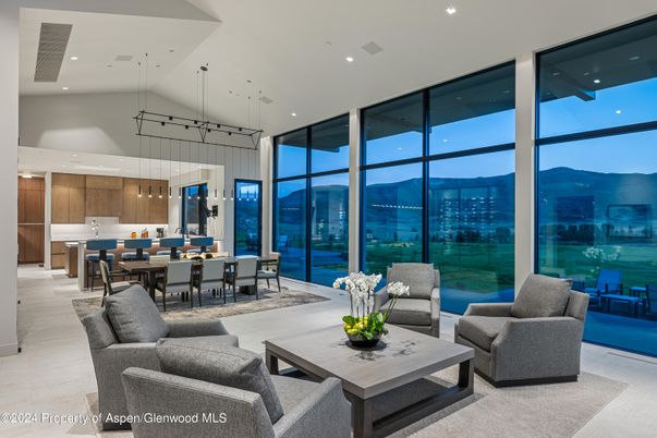 Dining room, Interior, Kitchen, Living room, Pendant Lights, Recessed Lighting