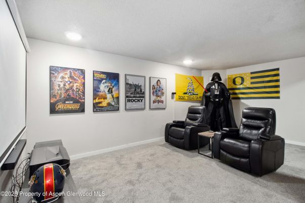 Home Theatre Room, Interior, Recessed Lighting, Theatre Room