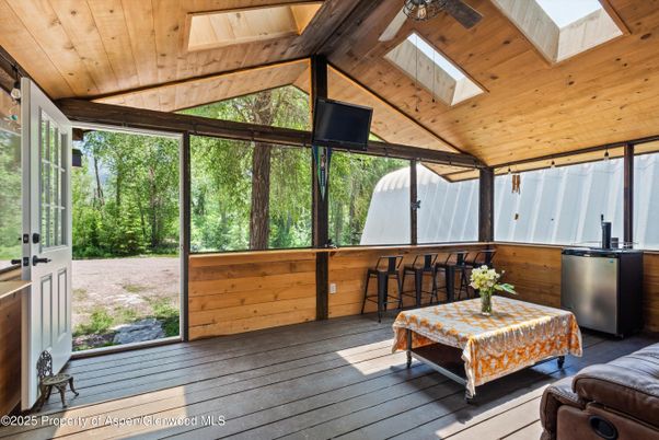 Interior, Sun Room, Wooden Beams, Wooden Ceilings, Wood Texture Flooring, Wooden Walls