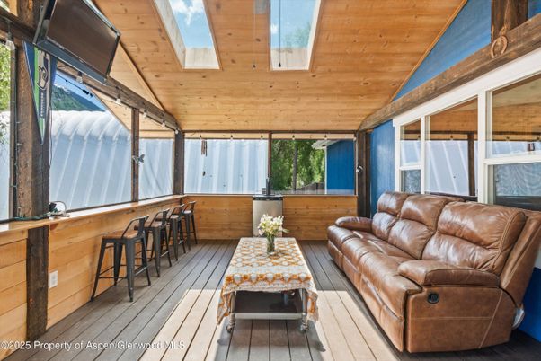 Interior, Sun Room, Wooden Ceilings, Wood Texture Flooring, Wooden Walls