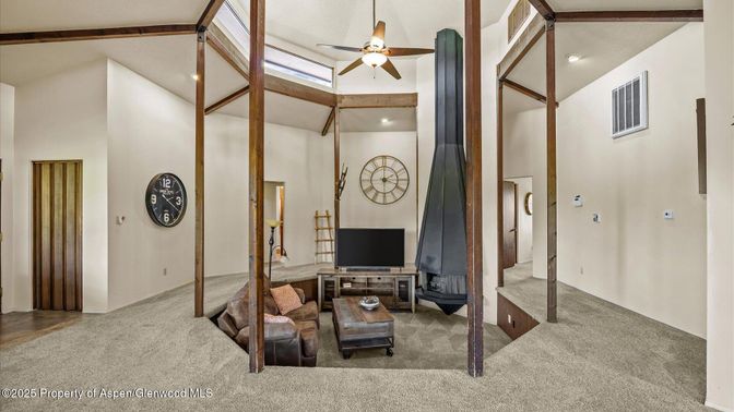 Interior, Living room, Recessed Lighting