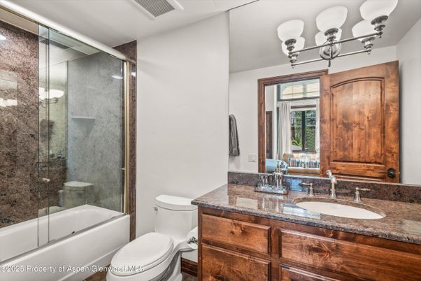 Bathroom, Chandelier, Glass Shower, Interior