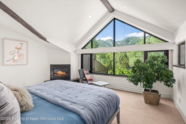 Bedroom, Fireplace, Interior, Recessed Lighting