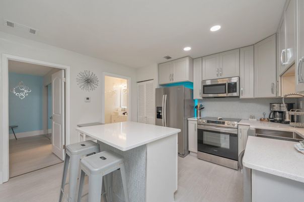 Interior, Kitchen, Recessed Lighting, Stainless Steel Appliances