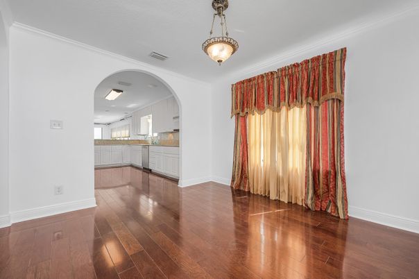 Empty room, Interior, Kitchen, Wood Texture Flooring
