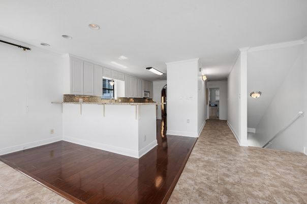Interior, Kitchen, Wood Texture Flooring